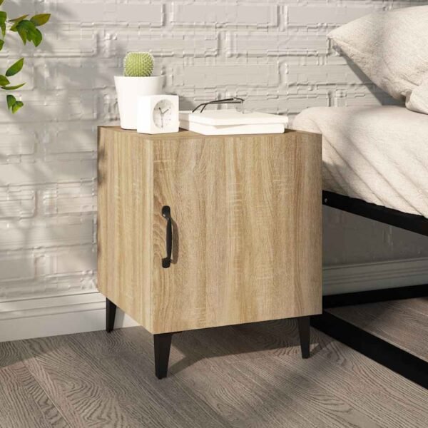 Bedside Cabinet Sonoma Oak Engineered Wood