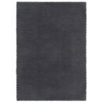 Rug Rectangular Anthracite 160x230 cm Cotton