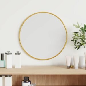 Wall Mirror Gold Ø 30 cm Round