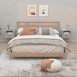 Wall-mounted Bedside Cabinets 2 pcs Concrete Grey 50x36x40 cm