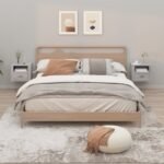 Wall-mounted Bedside Cabinets 2 pcs Grey Sonoma 50x36x40 cm