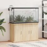 Aquarium Stand Sonoma Oak 101x41x58 cm Engineered Wood