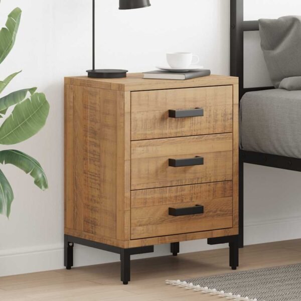 Bedside Cabinets 2 pcs 40x30x55 cm Solid Wood Pine