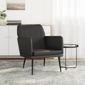 Armchair Black 61x78x80 cm Faux Leather