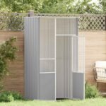 Bird Cage Grey 115x78x200 cm Galvanised Steel