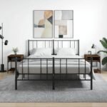 Bedside Tables 2 pcs Brown Oak 40x41x50 cm Engineered Wood