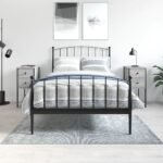 Bedside Cabinets 2 pcs Grey Sonoma 32x42x70 cm Engineered Wood