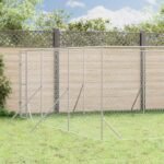 Outdoor Dog Kennel Silver 6x14x2 m Galvanised Steel
