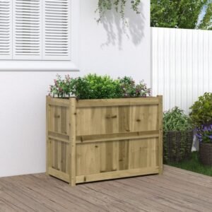 Garden Planter 90x50x70 cm Impregnated Wood Pine
