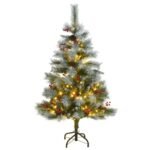 Artificial Hinged Christmas Tree 150 LEDs 150 cm