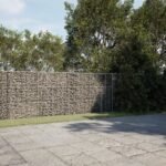 Gabion Basket with Cover 700x100x150 cm Galvanised Iron