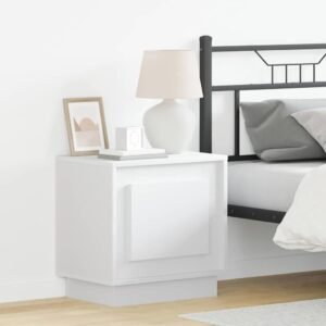 Bedside Cabinet 2 pcs White 44 x 34,5 x 45 cm Engineered Wood