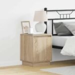 Bedside Cabinet 2 pcs Sonoma Oak 39 x 34,5 x 50 cm