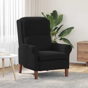 Armchair Black Velvet