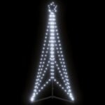 LED Christmas Tree 363 LEDs Cold White 182 cm