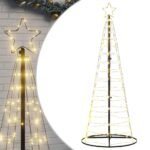 LED Christmas Tree 200 LEDs Warm White 180 cm