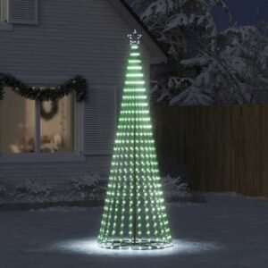 LED Christmas Tree 475 LEDs Cold White 250 cm