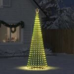 LED Christmas Tree with Spikes 570 LEDs Warm White 300 cm