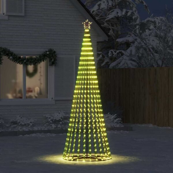 LED Christmas Tree with Spikes 570 LEDs Warm White 300 cm