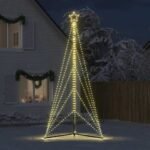 LED Christmas Tree 615 LEDs Warm White 404.5 cm