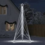 LED Christmas Tree 615 LEDs Cold White 404.5 cm