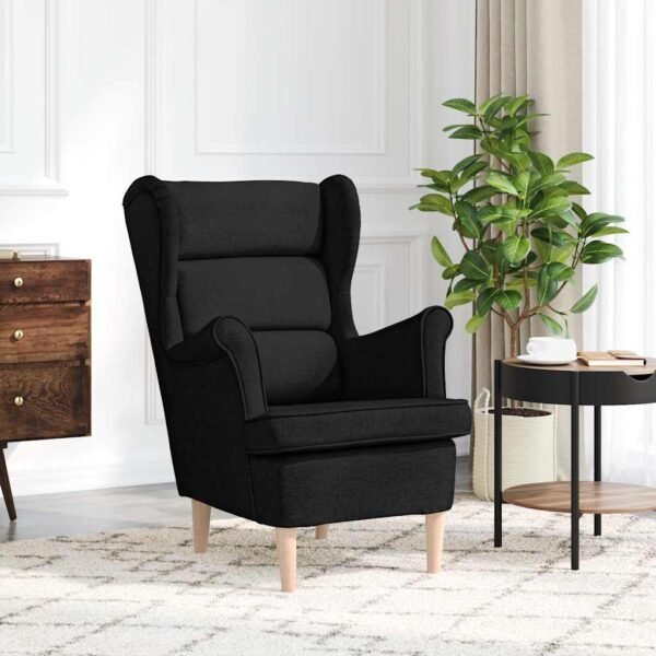 Armchair Black 74x84x100 cm Fabric