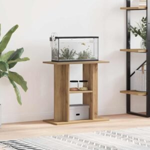 Aquarium Stand Artisan Oak 60x30x60 cm Engineered Wood