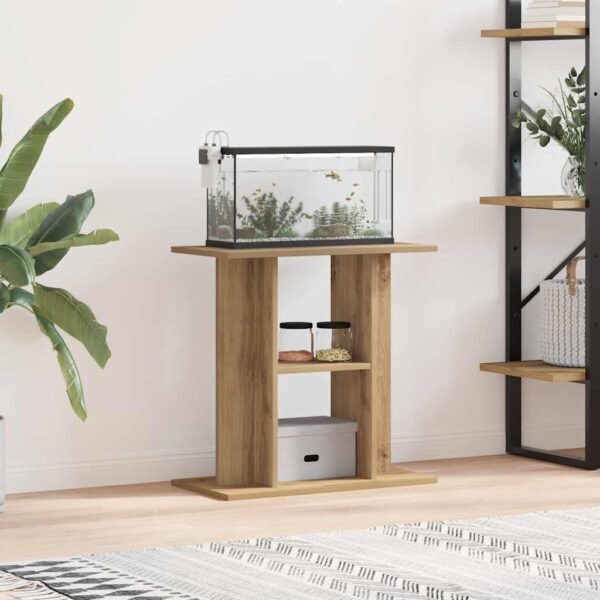 Aquarium Stand Artisan Oak 60x30x60 cm Engineered Wood