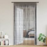 String Curtains 2 pcs Anthracite 140x250 cm