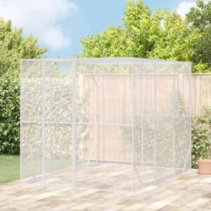 Bird Cage Anthracite 210 x 304 x 213 cm Galvanised Steel
