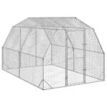 Chicken Run 2.5x4x2.25 m Galvanised Steel