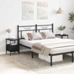 Bedside Cabinet 2 pcs Black Oak 34 x 36 x 50 cm Engineered Wood