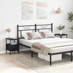 Bedside Cabinet 2 pcs Black Oak 34 x 36 x 50 cm Engineered Wood