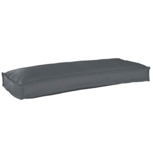 Cushion Anthracite 100 x 40 x 8 cm Oxford Fabric