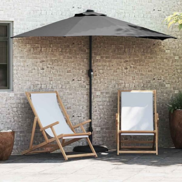 Garden Parasol Anthracite 294 x 150 x 224 cm