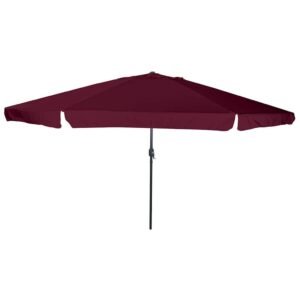 Garden Parasol Bordeaux Red 394 x 394 x 248 cm
