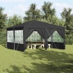 Party Tent Anthracite 400 x 400 x 266 cm Polyethylene