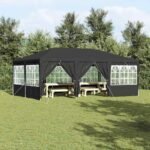 Party Tent Anthracite 600 x 400 x 266 cm Polyethylene