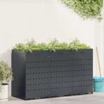 Wheelie Bin Storage for 3 Bins Anthracite 204 x 77,5 x 121,5 cm