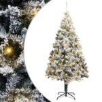 Artificial Christmas Tree White 180 cm PVC, Steel and Plastic