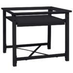 Washing Machine Pedestal Black 60 x 56 x 52 cm Steel