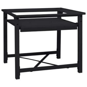 Washing Machine Pedestal Black 60 x 56 x 52 cm Steel