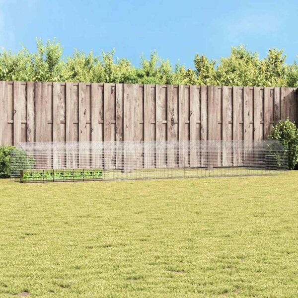 Rabbit Cage Silver 600 x 78 x 78 cm Galvanised Steel