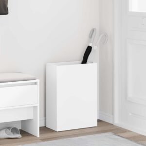 Umbrella Stand White 40 x 20 x 55.5 cm Engineered Wood