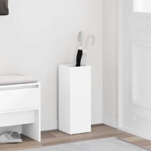 Umbrella Stand White 20 x 20 x 55.5 cm Engineered Wood