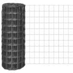 Euro Fence Steel 25x1 m Grey