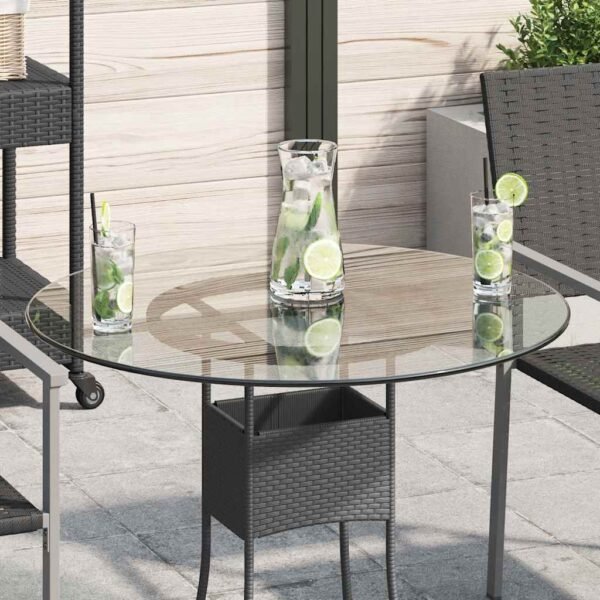 Table Top Tempered Glass Round 700 mm