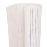 Double-Sided Garden Fence 90x500 cm White