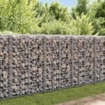 Gabion Basket with Lids Galvanised Wire 100x30x30 cm