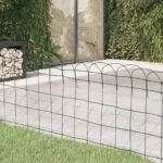Garden Border Fence Powder-coated Iron 25x0.65 m